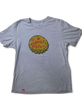Tumbleweed TexStyles Ranch Water Por Favor Graphic Tee Texas Shirt Light Blue L